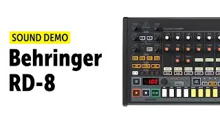 Behringer Rhythm Designer RD-8 Demo (no talking)