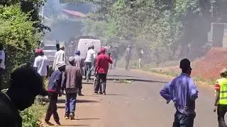 Police deploy tear gas as armed assailants attack Waitima ACK Church, where Gachagua was attending