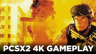 Delta Force Black Hawk Down 4K UHD GAMEPLAY PCSX2 PS2 EMULATOR