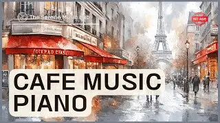 You're Sitting in a Parisian Cafe, Watching the World Go By 🎻 Romantic Piano & Guitar