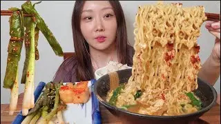 오랜만에 안성탕면 💪 An Sung Tang Myeon Noodles #mukbang