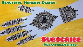 Beautiful Mandala Mehendi Design by @GrandioseMehendi #viral #trending #mehendi #design #new 