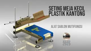 Seting Meja Sablon Kecil | PLASTIK KANTONG | Alat Sablon Multifungsi