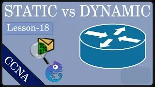 lesson 18: difference between static route and dynamic route | Bangla