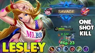 SAVAGE !! LESLEY BEST BUILD 2021 ~  LESLEY TOP GLOBAL BUILD ~ LESLEY MOBILE LEGENDS