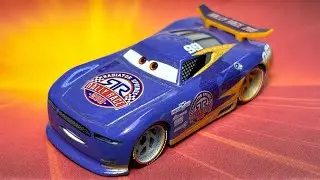 Обзор литой модели автомобиля Mattel Disney&bull;Pixar Cars Rally Racer Danny Swervez.
