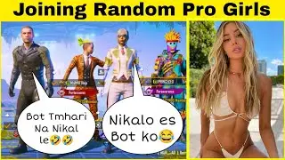 Random 2 Conqueror Girl i Am Noob Prank || Random Pubg Girls - DW HAMZA GAMING