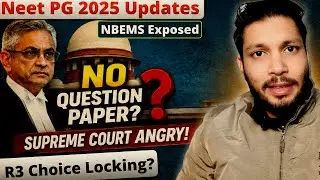 Задержка консультаций по результатам экзамена NEET PG 2025 R3 | Судебное разбирательство по вопро...