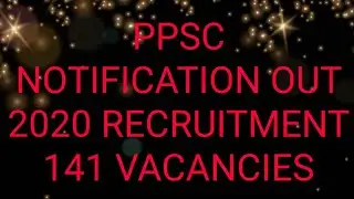 PPSC RECRUITMENT 2020 || 141 POSTS || ADO || AGRICULTURE DEVELOPMENT OFFICER || Punjab Exams ||