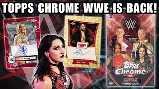 WHAT JUST HAPPENED...! 2025 Topps Chrome WWE Hobby Box Review!