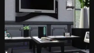 Bstones94 - The Ultra Modern Art-Deco Mountain Home - Sims 3 House Design