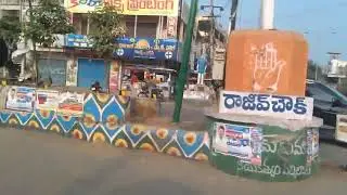 Kodada Town-Latest Development-Huzur Nagar Road fromRanga Center as on 14.11.2022-Telanagana-India