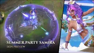 Summer Party Samira Skin Preview - League Of Legends Wild Rift