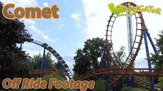 Comet, Vekoma Looping Coaster | Off Ride Footage | Walygator Grand Est | August 2019