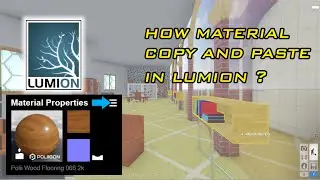 LUMION - COPY PASTE MATERIAL IN LUMION