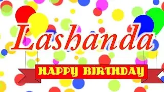 Happy Birthday Lashanda Song