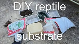 how to make reptile safe substrate for CHEAP!