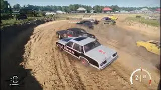 Mild Dirt Figure 8 race in Wreckfest 2