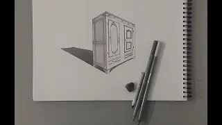 How To Draw a Closet With 2 perspective point