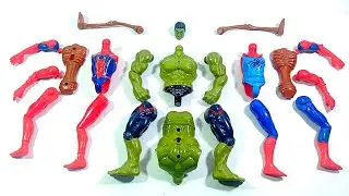 AVENGERS SUPERHERO.. HULK SMASH vs SPIDERMAN vs SPIDER HODHI vs SIREN HEAD.. 
