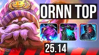 ORNN vs SION (TOP) | 39k DMG, Godlike | EUW Master | 25.14