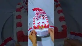 🎉KUE MERAH PUTIH CANTIK 🇮🇩 17 Agustus 2024