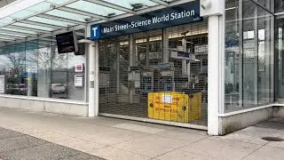 Main Street Science World SkyTrain Station Closed due to Medical Emergency - Dec 23, 2025 at 6:50 am
