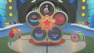 Disney Tsum Tsum Festival - 20 Minutes of the Curling Minigame | Ice Bowling