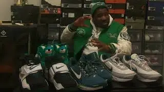 WEARING PHILADELPHIA EAGLES SNEAKERS EPISODE 3 BY MUNCH DA SNEAKER HEAD EAGLES EPISODE