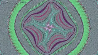 Azalea Garden - Mandelbrot Set Zoom to 5.87e107