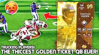 The THICCEST GOLDEN TICKET QB EVER.. Biggest Player In Madden! Madden 21