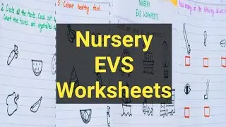 Nursery Evs Worksheets || Evs Worksheets For Nursery ||Kids Learning Era