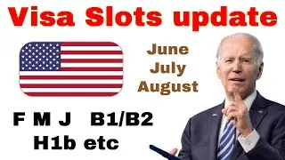 US visa slots update | June July August | Ed. Sacred International