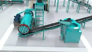 Details of 3-5t/h New Type Organic Fertilizer Granulation Production Line