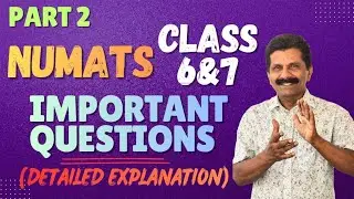 NUMATS EXAM STD6 STD7 PREVIOUS YEAR QUESTIONS SOLVED PART1
