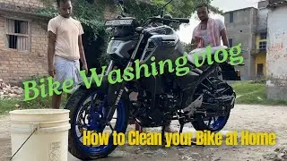 How to Bike Washing at Home Vlog | Personal Vlog | Mahtab Trader Vlogs