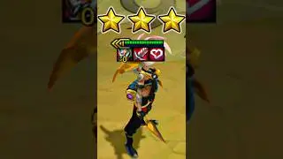 AKALI 3 STAR ⭐️ ⭐️ ⭐️ TFT SET 10 REMIX RUMBLE #롤체 #tft #teamfighttactics