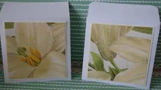Quick & easy ~making 3x3 envelopes