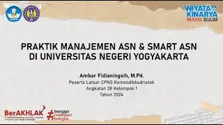 [Monolog] Praktik Manajemen ASN dan SMART ASN di UNY
