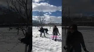 Lets play snow ball #snow #winter #snowday #snowfall #followers #highlights #travel #armenia