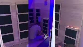 INSTALLING OUR INFRARED SAUNA - DESERT CRYOTHERAPY