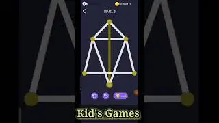 Brainplus 🧠 1 Line Drawing Puzzle Level 1 to 10 complete Solve