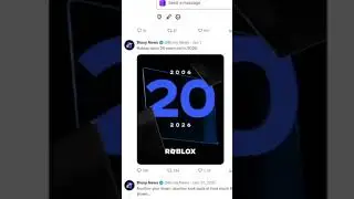 roblox is about to be 20 year old #rblx #roblox #robloxnews