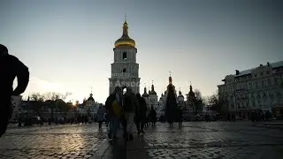 Kyiv residents start the new year with hopes for peace