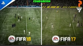 PS5 FIFA 18 vs FIFA 17 | Visuals, Animations & Features Compared #ps5gameplay #fifa #fifacomparison