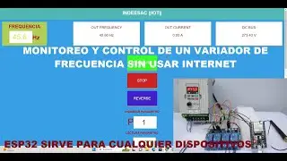 Control y Monitoreo de Variador de Frecuencia con microcontrolador ESP32 MODBUS RTU & IOT