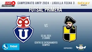 🔴🎥⚽🏆 LIGUILLA ANFP FUTSAL PRIMERA 2024 - Universidad de Chile vs Coquimbo Unido