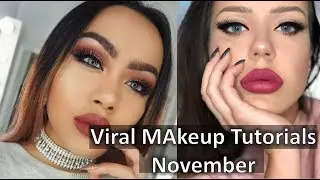 Viral MAkeup Tutorials On Instagram #1| MakeUP Compilation November 2017