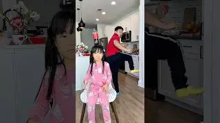 Kung Fu skills for ramen 🍜😵&zwj;💫 LeoNata family #shorts