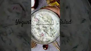 Yogurt Cucumber Salad (Raita) #salad #recipe